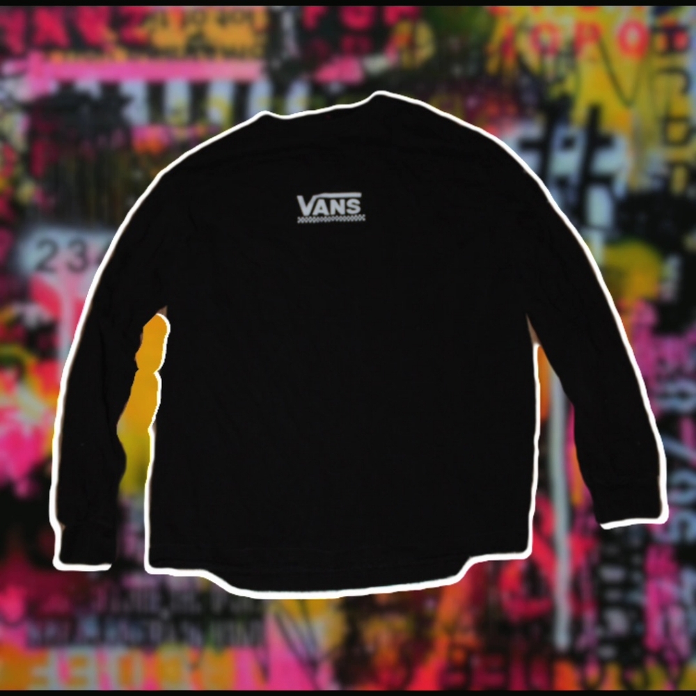 VANS - Black Slogan Sweatshirt